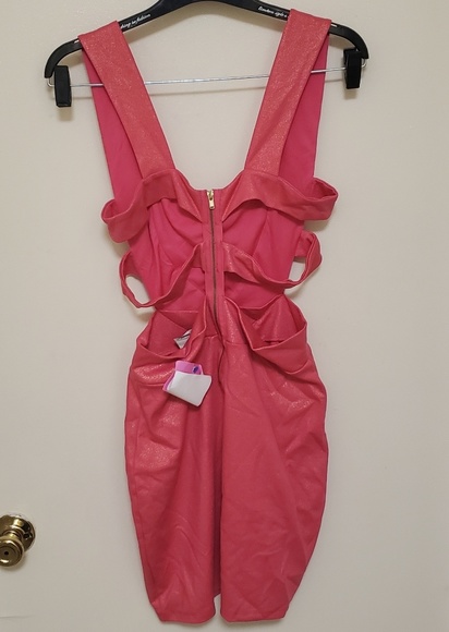 Pink Shimmering Body Dress - Picture 2 of 3